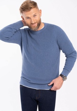 OUTLET Męski Bawełniany sweter VOLCANO S-LAMONT XL