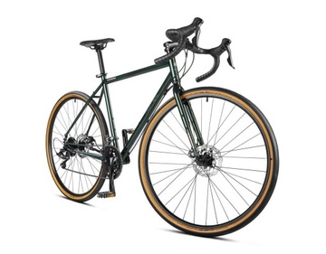 Rower gravelowy ROMET FINALE 2023 ciemnozielony, 48 cm, 28, nd., uniwersaln