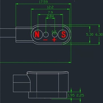 ЗАРЯДНОЕ УСТРОЙСТВО USB-КАБЕЛЬ ДЛЯ SMARTWATCH 2PIN KW10 KW20