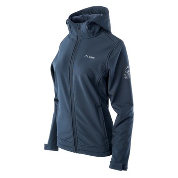 KURTKA DAMSKA ELBRUS MELBA SOFTSHELL TREKKINGOWA Z KAPTUREM XL 8000