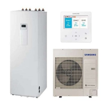 Pompa ciepła 8kW 260L SAMSUNG mono 415V Sterownik