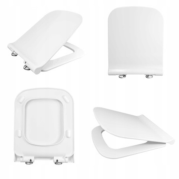 СИДЕНЬЕ ДЛЯ УНИТАЗА D6 SLIM МЕДЛЕННО ЗАКРЫВАЮЩЕЕСЯ, УНИВЕРСАЛЬНОЕ