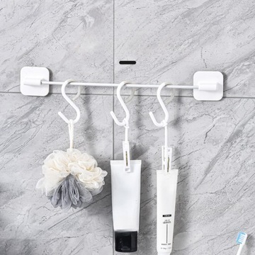 КРЮЧКИ ПЛАСТИКОВЫЕ S 12ШТ ДЛЯ ОДЕЖДЫ И ПОЛОТЕНЕЦ КУХНЯ, ВАННАЯ (S)