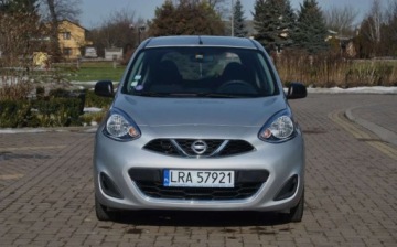 Nissan Micra IV Hatchback 5d Facelifting 1.2 80KM 2016 Nissan Micra GWARANCJA, 2016r, 1.2 Benzyna 80KM, Niski przebieg, Ladnie ut, zdjęcie 13