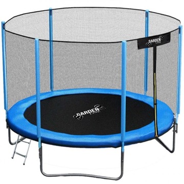 Trampolina 366 cm z drabinką i siatką zabezpieczającą