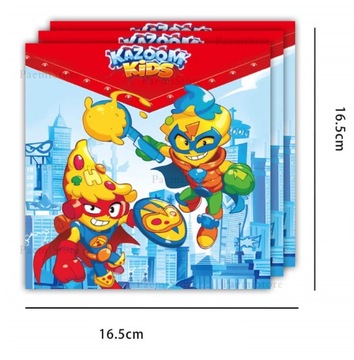 Набор на день рождения SUPER THINGS ZINGS КРУЖКИ + ТАРЕЛКИ + САЛФЕТКИ 40 шт.