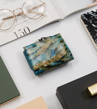 Damski portfel Lorenti skórzany elegancki mały portmonetka RFID STOP