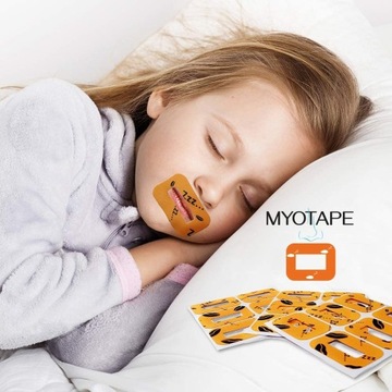 PLASTRY NA USTA NA NOC DZIEŃ LEPSZE ODDYCHANIE DLA DZIECI 90SZT 3MC MYOTAPE
