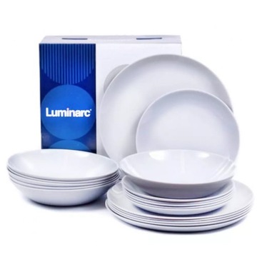 СЕРВИС УЖИНА ДИВАЛИ LUMINARC GREY 18 EL НА 6 ЧЕЛОВЕК