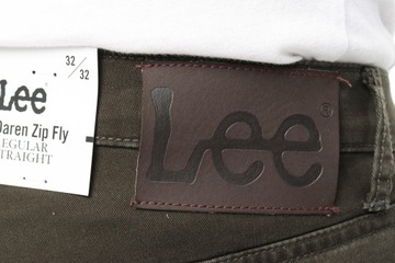 LEE DAREN ZIP spodnie męskie materiałowe W32 L32