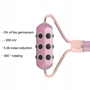 Rolka do twarzy Terahertz Aluminiowy uchwyt
