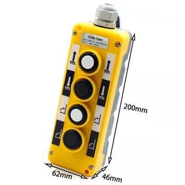 Przełącznik przycisk pilot zdalnego sterowania windy żurawia wciągarki