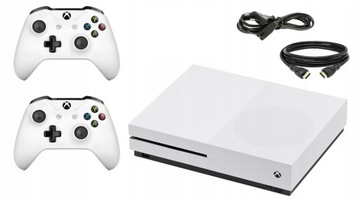 Консоль Xbox One S 500 ГБ + 2 накладки + КАБЕЛИ - комплект