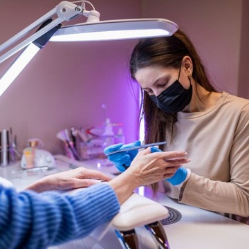 Пилочка для ногтей ZEBRA BOAT наклейка 10шт #180 + металлическая пилочка