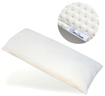 Poduszka do spania na boku XXL długa 125x50cm Meds Gold na ból pleców