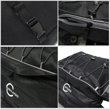 TORBA ROWEROWA SAKWA POKROWIEC BARDZO POJEMNA TORBA NA BAGAŻNIK NA ROWER