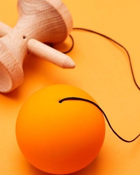 Kendama Krom POP pomarańczowa