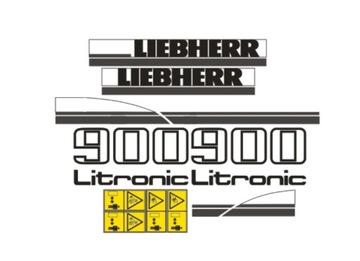 Naklejki oklejenie - Liebherr 900B