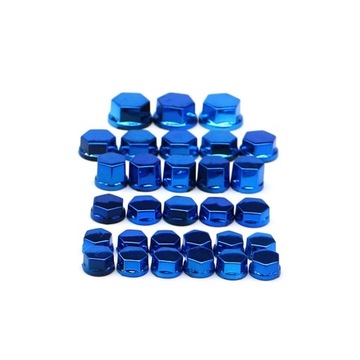 30Pc Motorcycle Modification Accessories Motorcycle Screw Nut Bolt C~17256