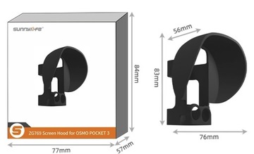 Защитная пленка для экрана 2 в 1 для камеры DJI Osmo Pocket 3