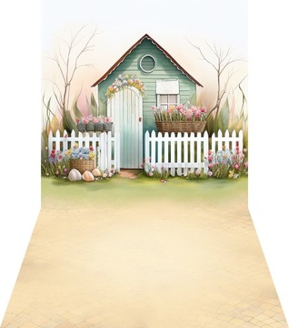 TŁO tła WIELKANOCNE, wiosna 160x400 WLKN075