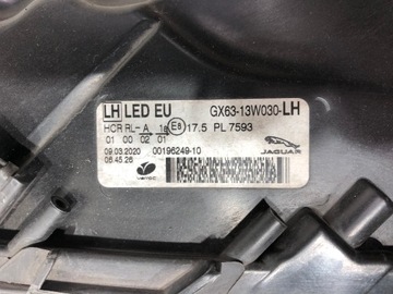 JAGUAR XF F PACE F-PACE 21-25 FULL LED SVĚTLO LEVÝ ORIG. GX63-13W030-LH