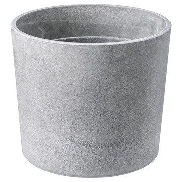BOYSENBÄR Osłonka doniczki - do wewnątrz/na zewnątrz jasnoszary 15 cm