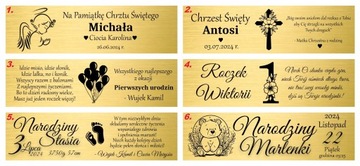 SREBRNA ŁYŻECZKA PREZENT NA ROCZEK, CHRZEST Z GRAWEREM PUDEŁKO + CERTYFIKAT