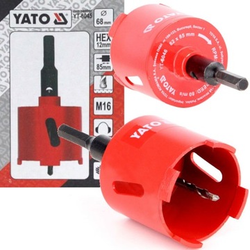 YATO WIERTŁO KORONOWE KORONA DIAMENTOWA KORONKA OTWORNICA 68mm