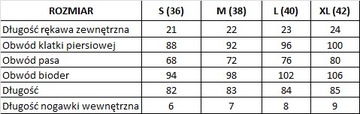 Wygodny bawełniany kombinezon letni z kokardą, L