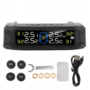 System monitorowania ciśnienia w oponach z 4 czujnikami zewnętrznymi ZX