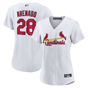 Oficjalna replika koszulki zawodnika Arenado White St. Louis Cardinals