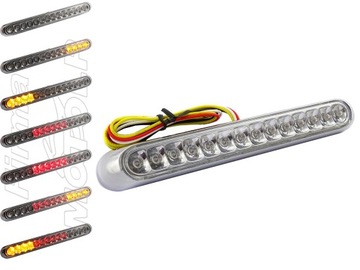 TYLNA LAMPA TYŁ LISTWA LED Z STOPEM I KIERUNKOWSKAZAMI DWUSTRONNA TAŚMA GIF