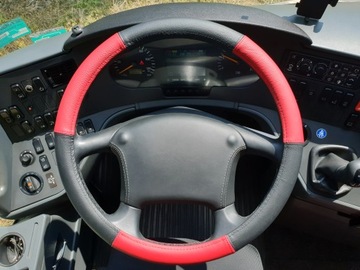 Кожаный чехол на руль НАТУРАЛЬНАЯ КОЖА MAN TGM 15.280