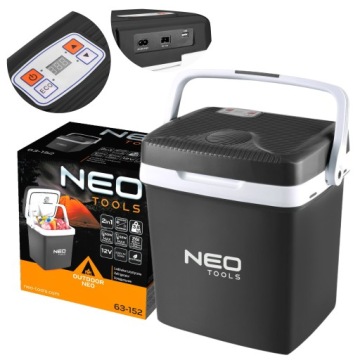 АВТОМОБИЛЬНЫЙ ХОЛОДИЛЬНИК NEO TRAVEL ТУРИСТИЧЕСКИЙ USB LCD 26л 12/230В 63-152