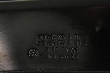 VW GOLF KRYT STĚNY SPLASH MK7 5G 2014 LHD