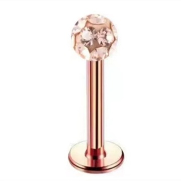 Piercing Labret en forma de corazón para el piezas, pendiente de estrella,