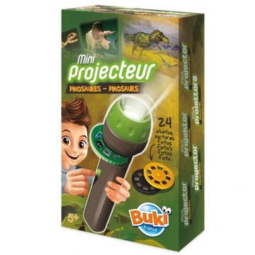 BUKI Mini projektor historyjek latarka Dinozaury