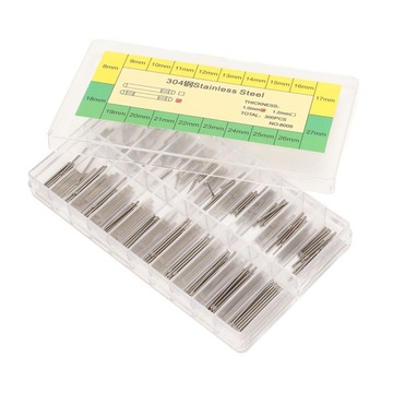 300шт 1,0 мм булавка для браслета для часов