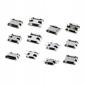 Freneci Набор из 362 гнездовых разъемов Micro USB 5-контактный