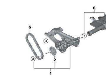 ЦЕПЬ ГРМ BMW E90 E91 E92 E65 E66 E67 M57