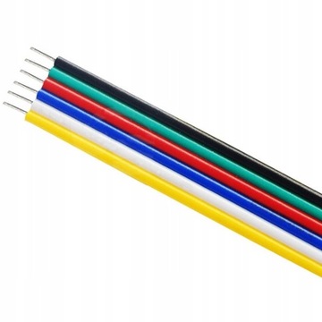 KABEL Przewód RGBCCT Taśma LED 6x0,22mm