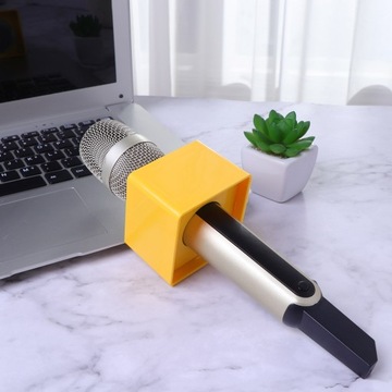 РУЧНОЙ МИКРОФОН С ЛОГОТИПОМ КВАДРАТНЫЙ КУБ