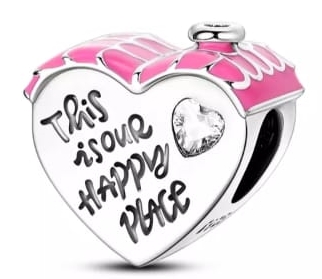 MD charms this is one happy place dom serce | S925
