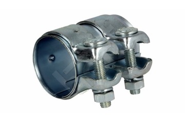 ВЫХЛОПНАЯ СОЕДИНИТЕЛЬНАЯ ТРУБА + ЗАЖИМЫ 51Х55Х80ММ ХАРТ