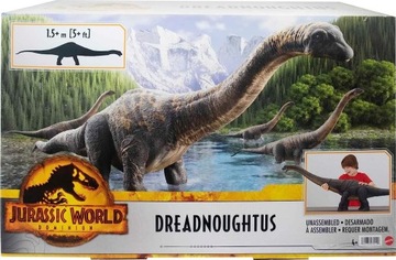 JURASSIC WORLD DOMINION FIGURKA Dreadnoughtus 1,5M