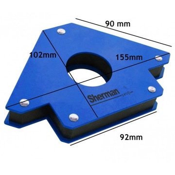 Магнитный держатель Welding Square ANGLE X3 Sherman прочный, прочный!