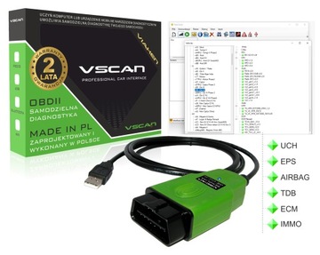 Polski Interfejs Vscan Renolink STN2120 USB + SOFT