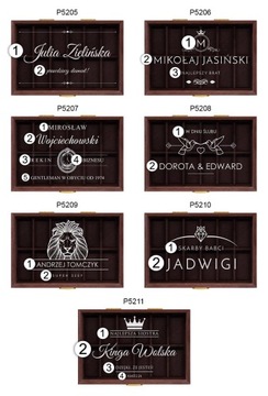 КОРОБКА-ОРГАНИЗАТОР ДЛЯ ЧАСОВ С ГРАВИРОВКОЙ 12 шт + БЕСПЛАТНО