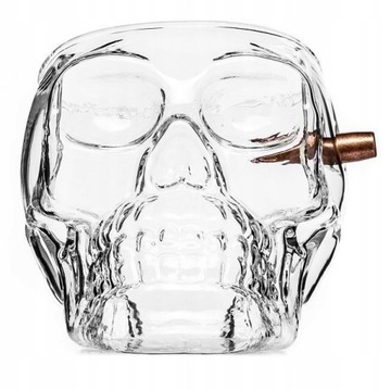 ЧЕРЕП СТАКАН ДЛЯ ВИСКИ ВОДКИ 2 ШТ ХЭЛЛОУИН